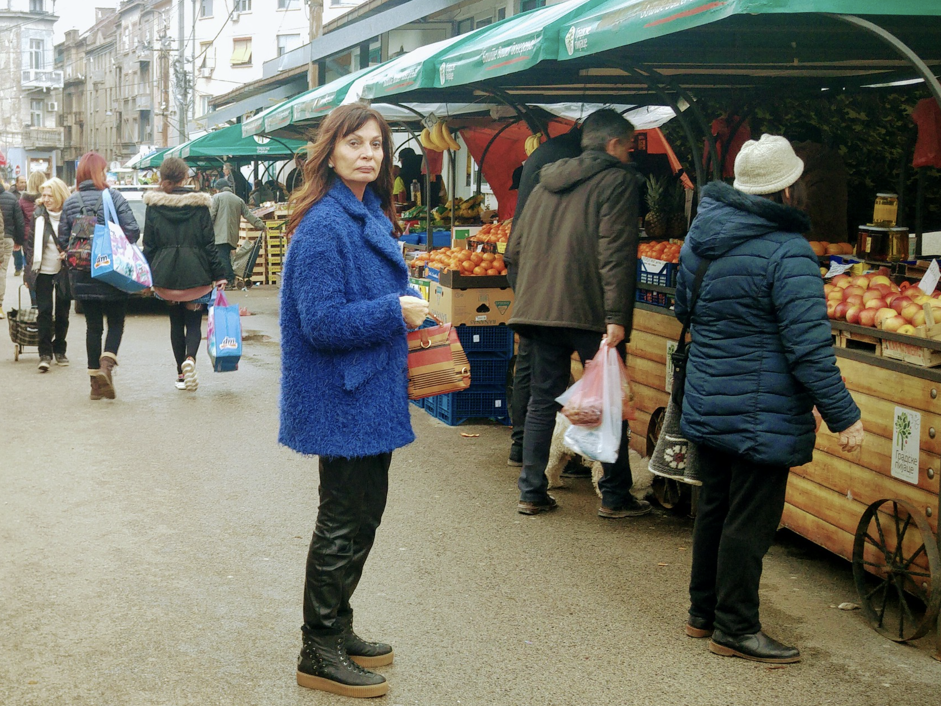 Продуктовый рынок, Белград, Сербия